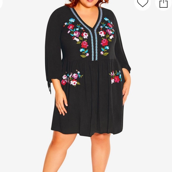 sachin and babi light blue dress Gini London Off White Floral Embroidered Smock Mini Dress